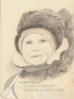 Рисунок С.П.Титова "Портрет внука"О/Ф 117